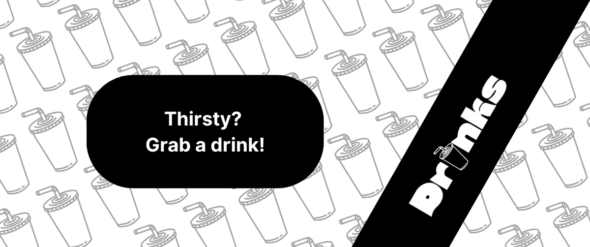DRINKS advertisement