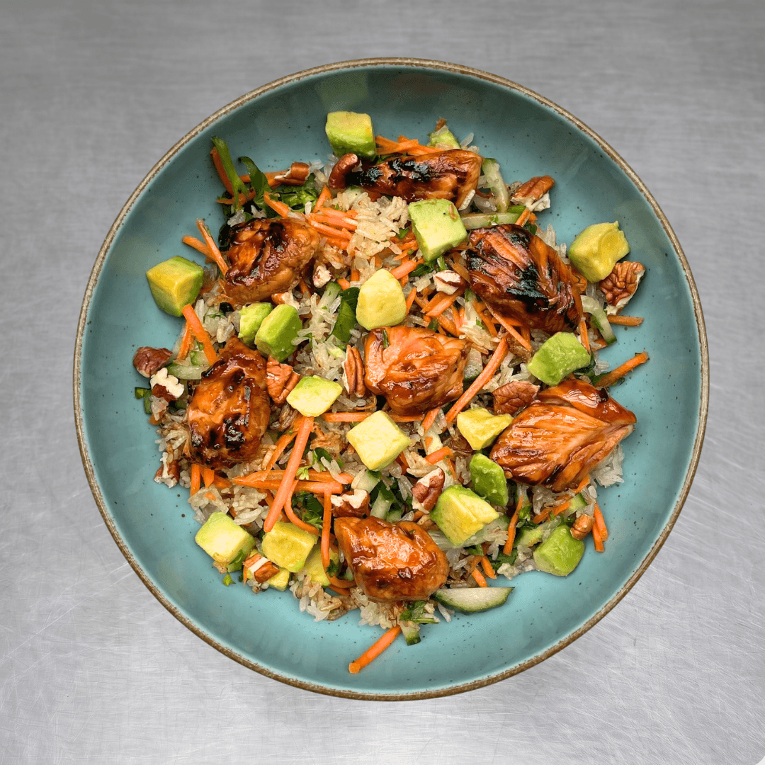 Crispy Rice Chicken Bowl