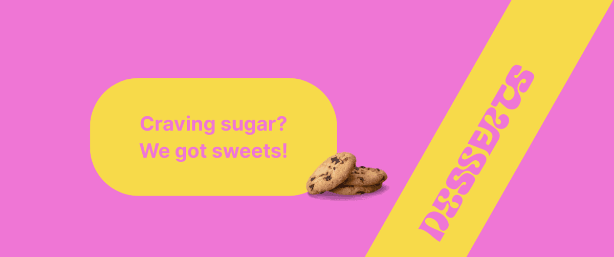 Desserts advertisement